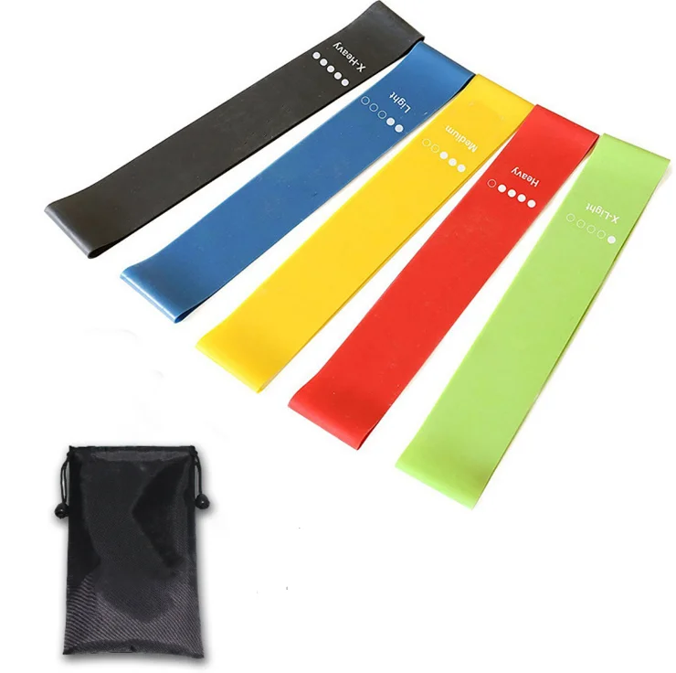 

Fitness Equipment Exercise Latex Sports Resistance Bands, Red/yellow/black/blue/green or customized color