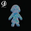 Synthetic Stone Green Opal Cabochon Girl/Boy Shape For Necklace