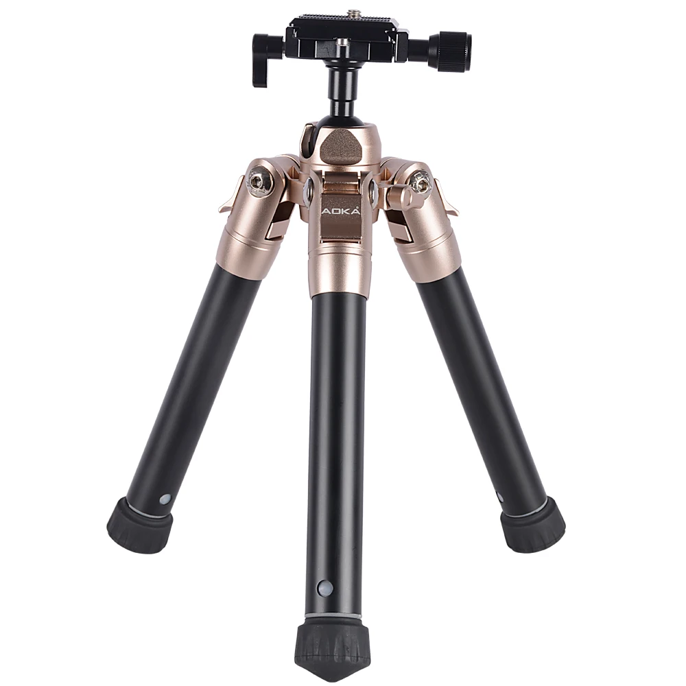 

Mobile self stick camera aluminum table mini tripod for phone, Black/pink/golden