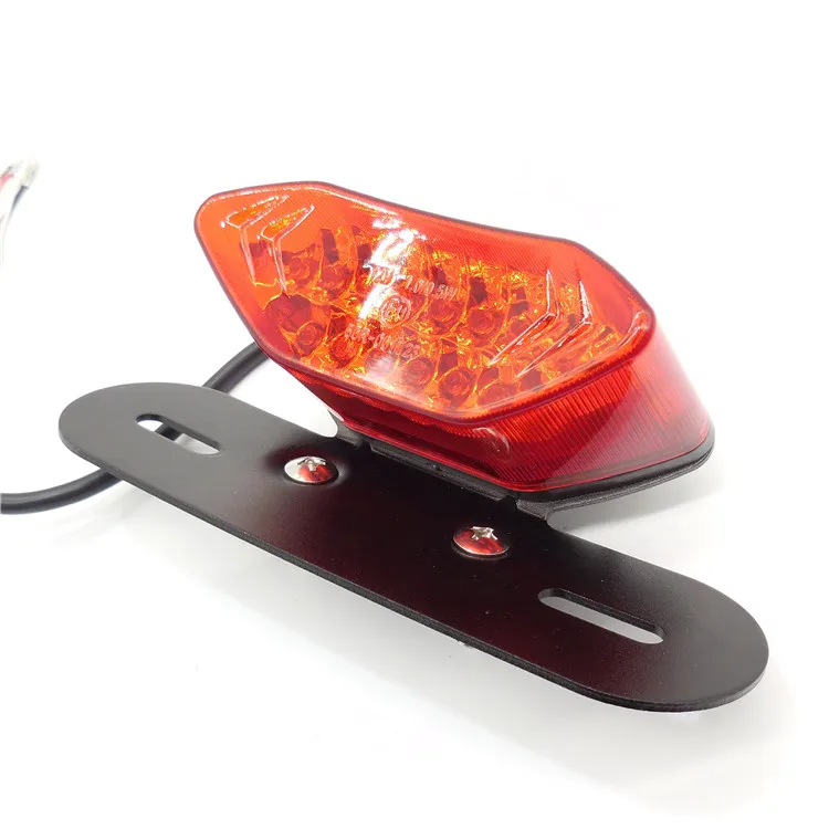 Universal Brake Light Turn Signal Rear Tail Light With Bracket 12v
