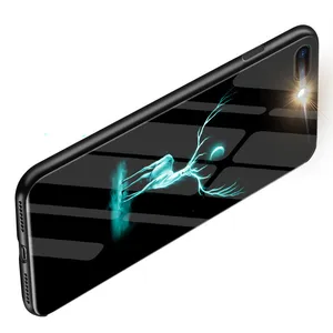 Tempered Glass iPhone Back Cover Night Light
