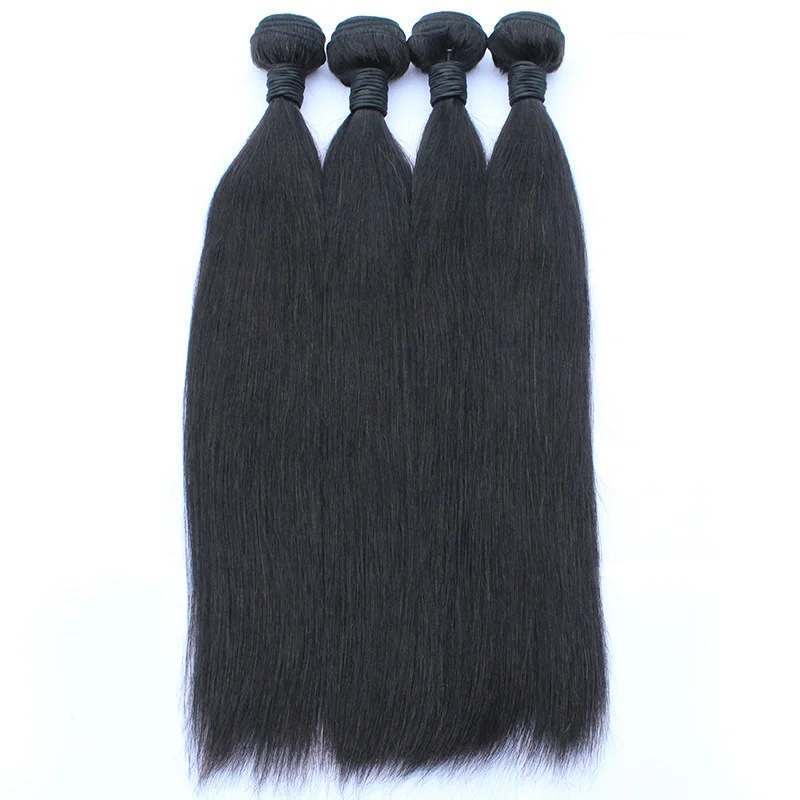 

Peruvian Virgin Hair Unprocessed Straight Human Hair bundle Cuticle Aligned Hair, Natural black