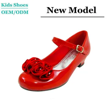 Hot Design Red Flower Dress Shoes Sexy 