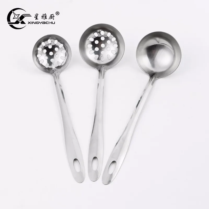Handle Stainless Steel Square Ladle 