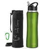 Best Value Pack of Insulated Stainless Steel Sports Water Bottle with Free Samples and Leak Proof Straw Cap, Ecofriendly Design