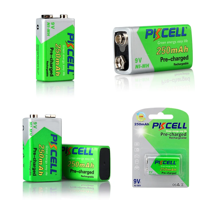 Nimh 9v 250mah Rechargeable Low Selfdischarge Battery Buy Nimh 9v