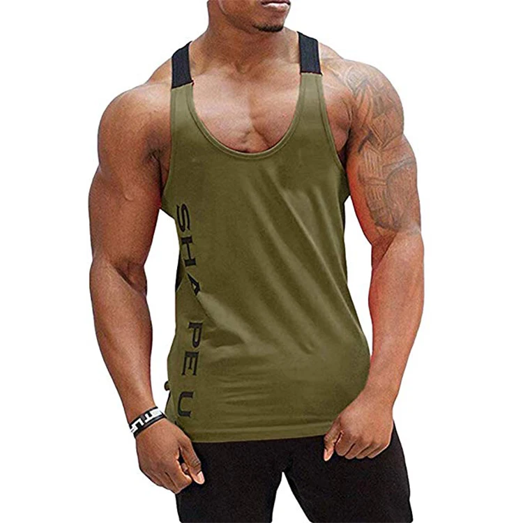 

Men's Oversize Muscle Tank Workout Fit Gym Bodybuilding Top Cut Off Sleeveless Solid Sleeveless Tee Vest