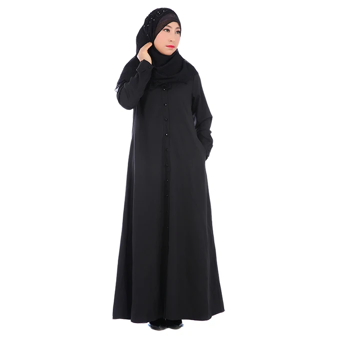 

2017 Dubai Islamic New Model Black Abaya For Women Muslim, Black or mix colors