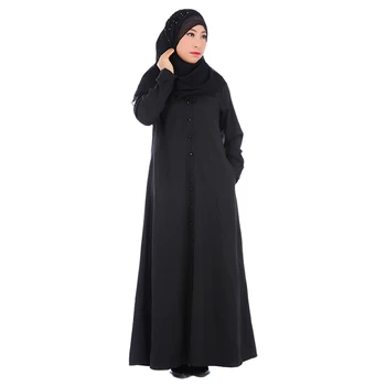 2017 Dubai Islamic New Model Black Abaya For Women Muslim - Buy Dubai ...