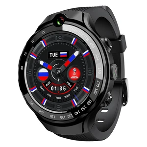 Nano SIM WiFi 4G LTE Fitness digital Watch 5MP Dual Camera GPS Waterproof sports Smart watch with heart rate monitoring for men