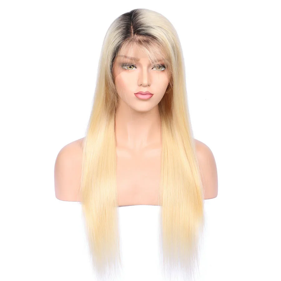 

Factory direct price large stock ombre colo 1b/613 full lace wig