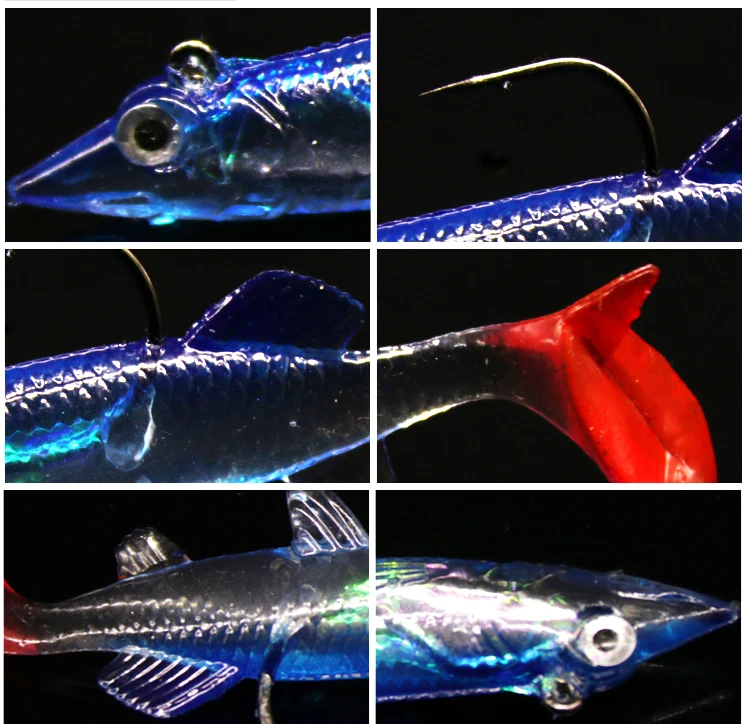 Wholesale High Quality Lead Sea Bass Soft Lure 80mm 6g Vibe Fishing