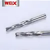 weix manufacture sharpener woodworking ripple rough 3 flutes end millings cnc machine router bits for furuniture production