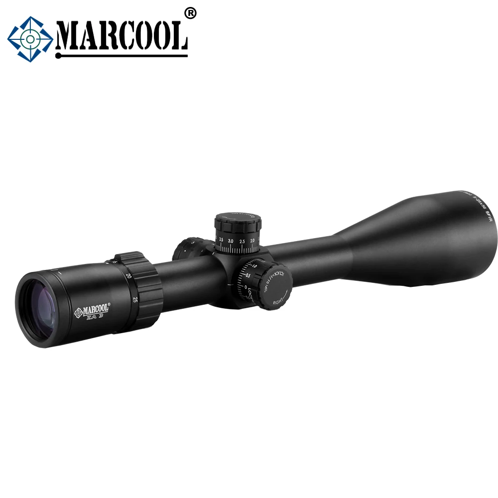 

MARCOOL 5-25X56 SFIR RIFLESCOPE Tactical rifle scope Hunting scopes for air guns and weapons, Black matte riflescope