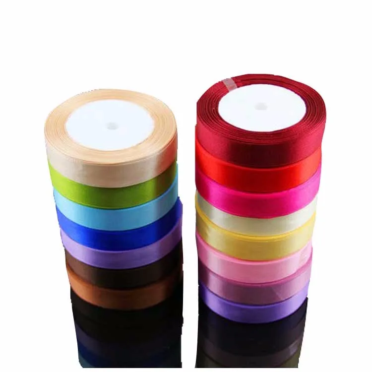 1/2" 1/4" 100 Polyester / Nylon Satin Custom Ribbon Wholesale Buy Polyester Ribbon Wholesale