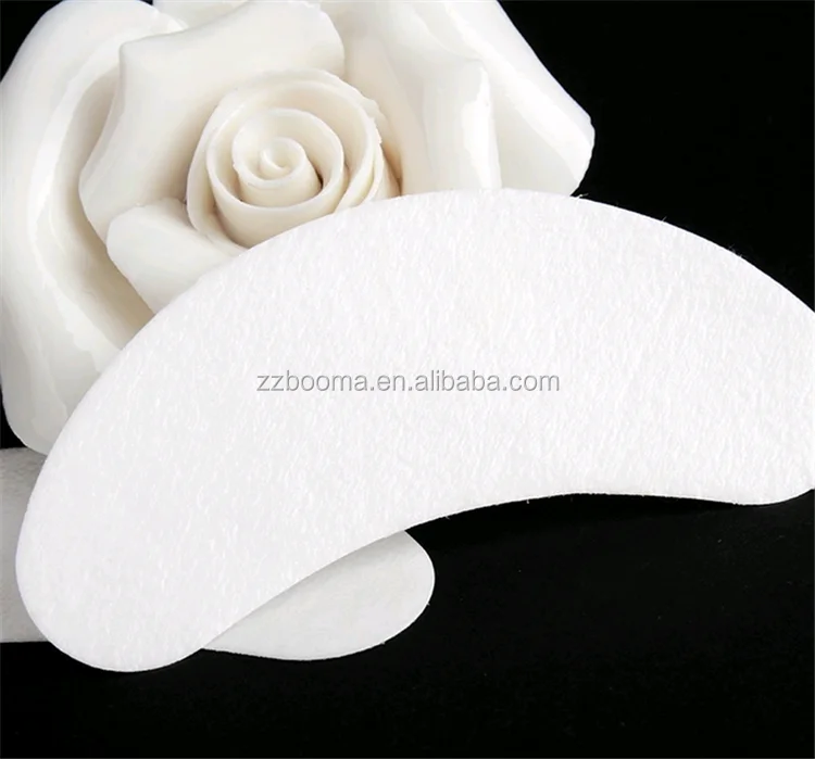 Comfy Curved Shape Lint Free Gel Under Eye Pad Patch For Eyelash Extension