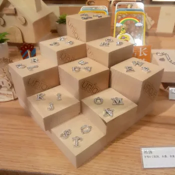 wooden display blocks