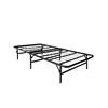 Foldable Metal Platform Bed Frame and Mattress Foundation -Strong and Sturdy Support - Quiet Noise Free