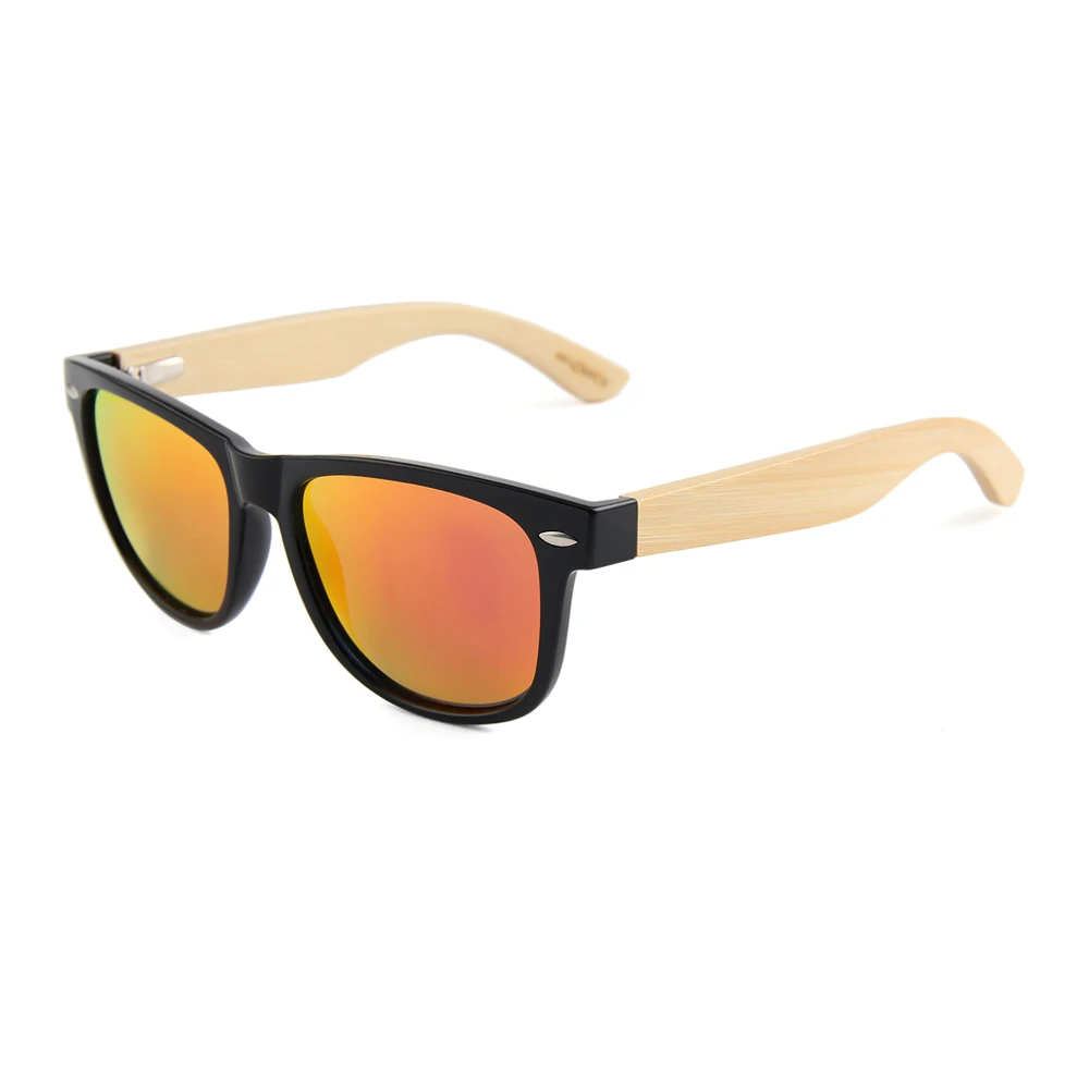 

2021 Fashion PC Frame Bamboo Polarized Sunglasses for men and women, 9 colors