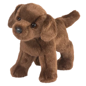chocolate labrador soft toy