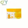 Plastic file bag with fruit pattern pictures custom wholesale document folder