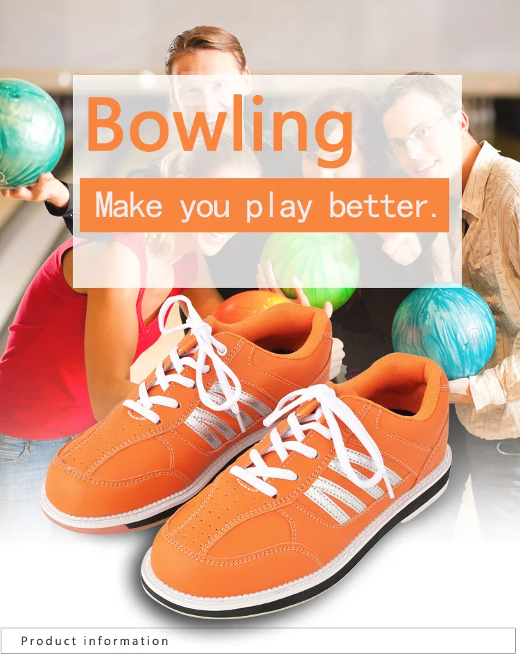 High Quality Pu Orange Bowling Private Shoes For Men Bowling Shoe Buy