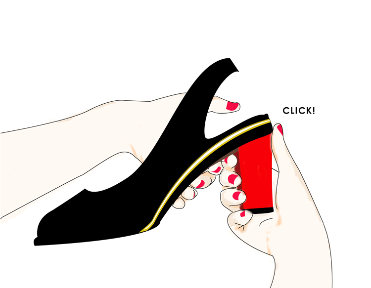 pumps with removable heels
