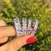 AAA CZ eternity band ring cubic zircon classic style wedding ring for girls and women