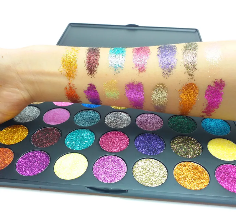 

High Quality Glitter 35 Eyeshadow Palette For Private Label, Multi-colored