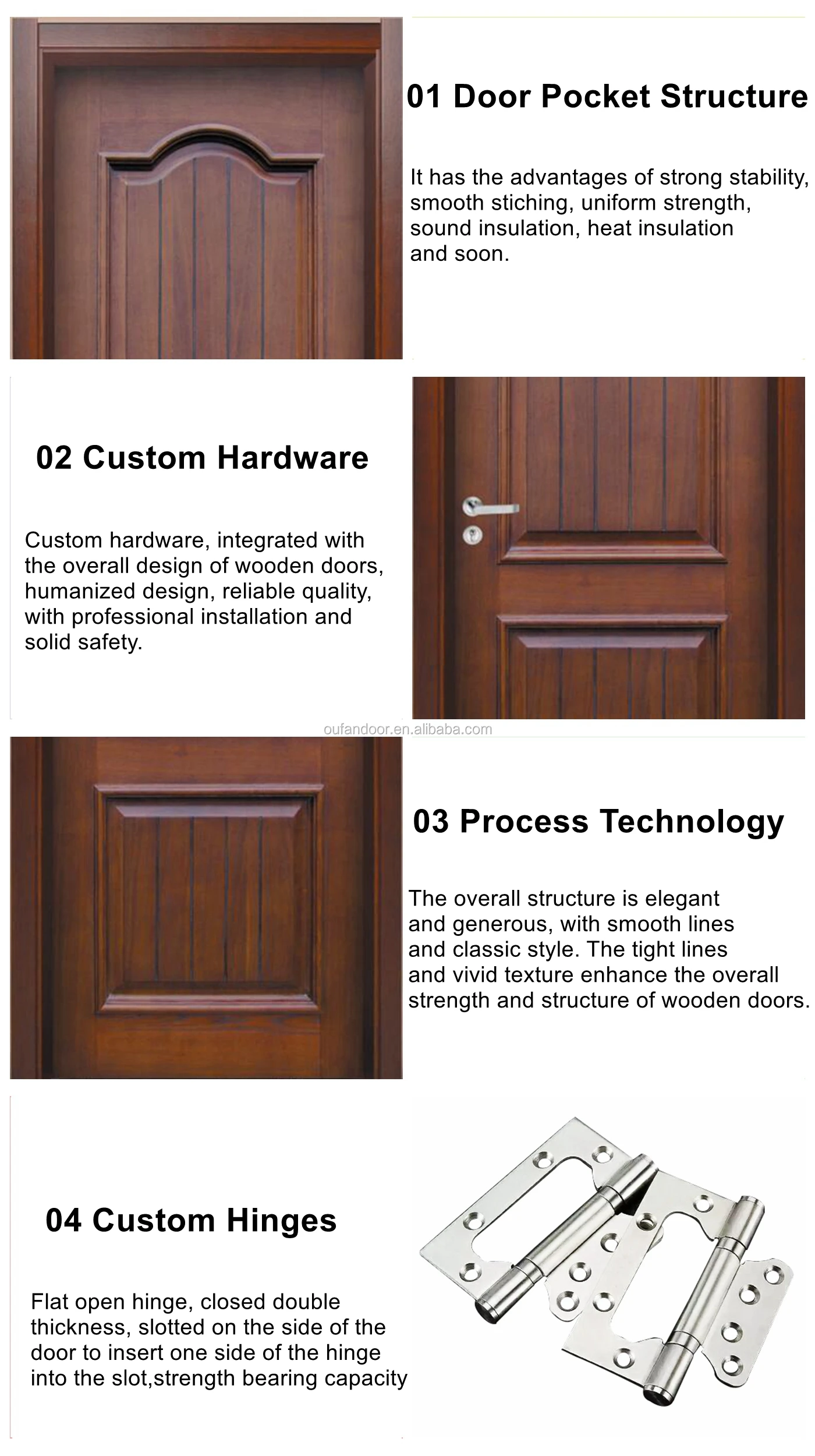 Newest Simple Designs Teak Wood Front Waterproof Wooden Door Indian Price View Waterproof Wooden Door Indian Price Oufan Product Details From Chongqing Oufan Door Industry Co Ltd On Alibaba Com