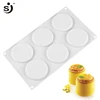 China Cake Decorating Supplies 6 Round Circles Silicone Cake Tools Decorating Set