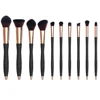10pcs Make Up Brushes Ergonomic Microphone Dotted Makeup Brushes Set