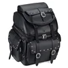 Black fashionable design PU camera bag on moto