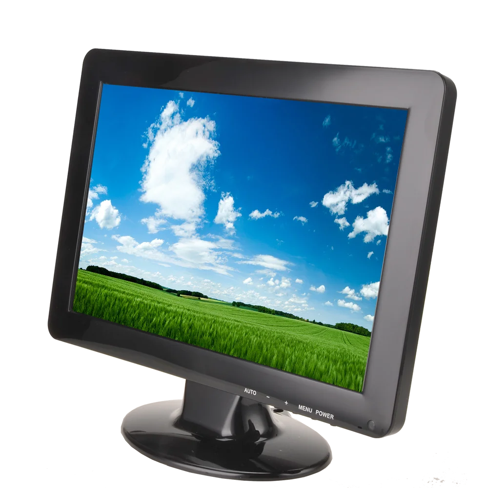 

Waterproof 12 Inch LED Monitor with TV Port Cheap 12.1 Inch TFT LCD TV Monitor with VGA Connector