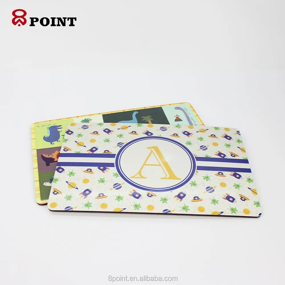 Sublimation Mdf Custom Printed Kids Cork Placemats And Coasters Buy