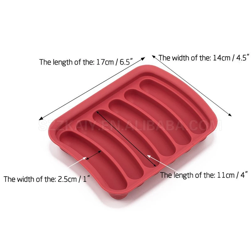 簡単な自家製朝食ソーセージシェイパー型メーカー、6つのシリコンホットドッグメーカー、diy食品グレードのシリコンソーセージモールド - Buy  ソーセージメーカー,シリコーンソーセージ型,ソーセージ金型メーカー Product on Alibaba.com