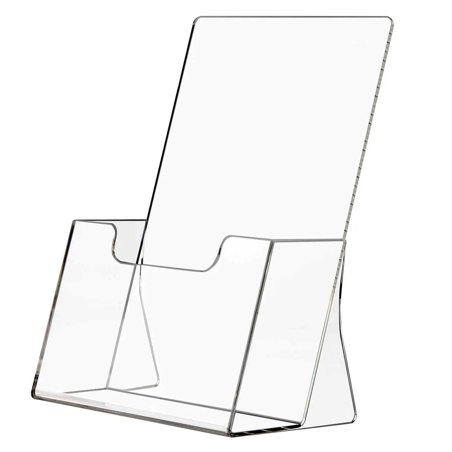 Clear Acrylic Plastic Brochure Holder For Leaflet Display Stand - Buy ...