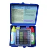 3 way pool and spa water test kit for Free Chlorine, PH, Bromine
