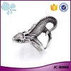 Vintage animal jewelry JC-R0068 316l stainless steel silver color cabrite ring for men