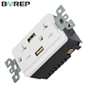 TR-BAS20-2USB commerical use item switch socket