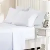 Wholesale Hotel Bedding 100%polyester Bedding Sets White Luxury Hotel Bed Linen / Hotel family microfiber bed sheet