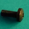 Plastic Cross Recessed Pan Head Polyamide/Nylon PA66 Black Screw