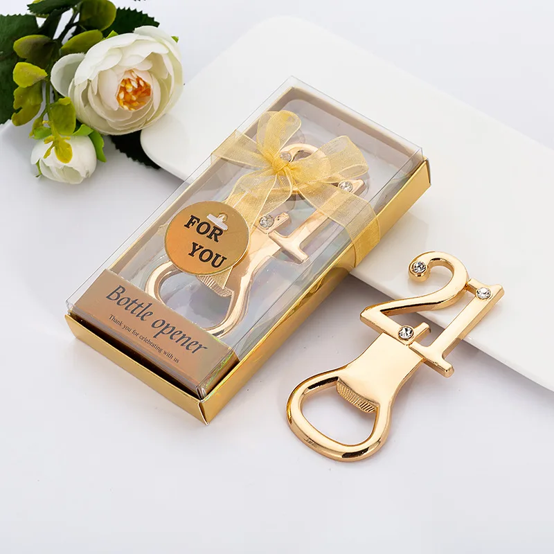 Ywbeyond Gold Digital 12 15 16 18 21 25 Adult Shower Favor Bottle Opener For 25th Years Old Kids Return Gifts For Birthday Buy Kids Return Gifts For Birthday Adult Shower Favor 21