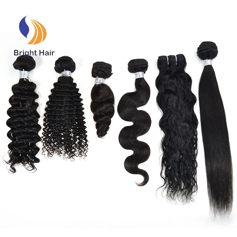 

Wholesale very cheap price Aliexpress Brazilian Human wavy Hair, Natural black;dark color