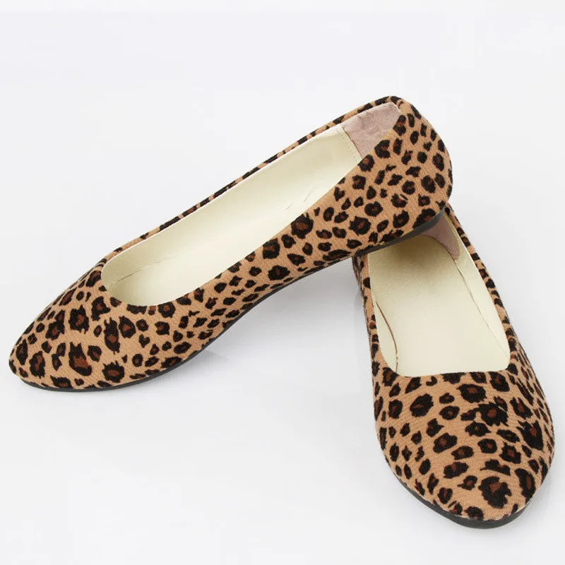 leopard print dolly shoes