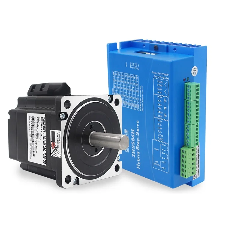 4.5Nm 6A high speed high torque hybrid step servo motor and driver