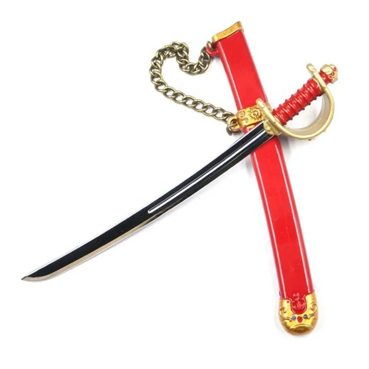 Mini Keychain One Piece Roronoa Zoro Sword Katana Tv Movie Video Game Action Figures