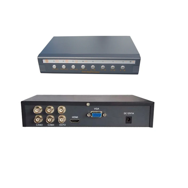 
4 Channel PIP AHD Full Realtime Color Video Quad Splitter With TVI AHD CVI D1 PORT 