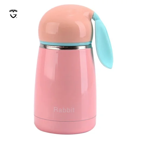 300ML Cute Rabbit Children Stainless Steel kid Thermos bottle For water vacuum flask Thermo Mug