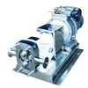 Heating jacketed chocolate transfer lobe pump without leakage problem